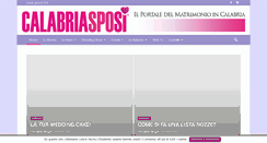 Desktop Screenshot of calabriasposi.com